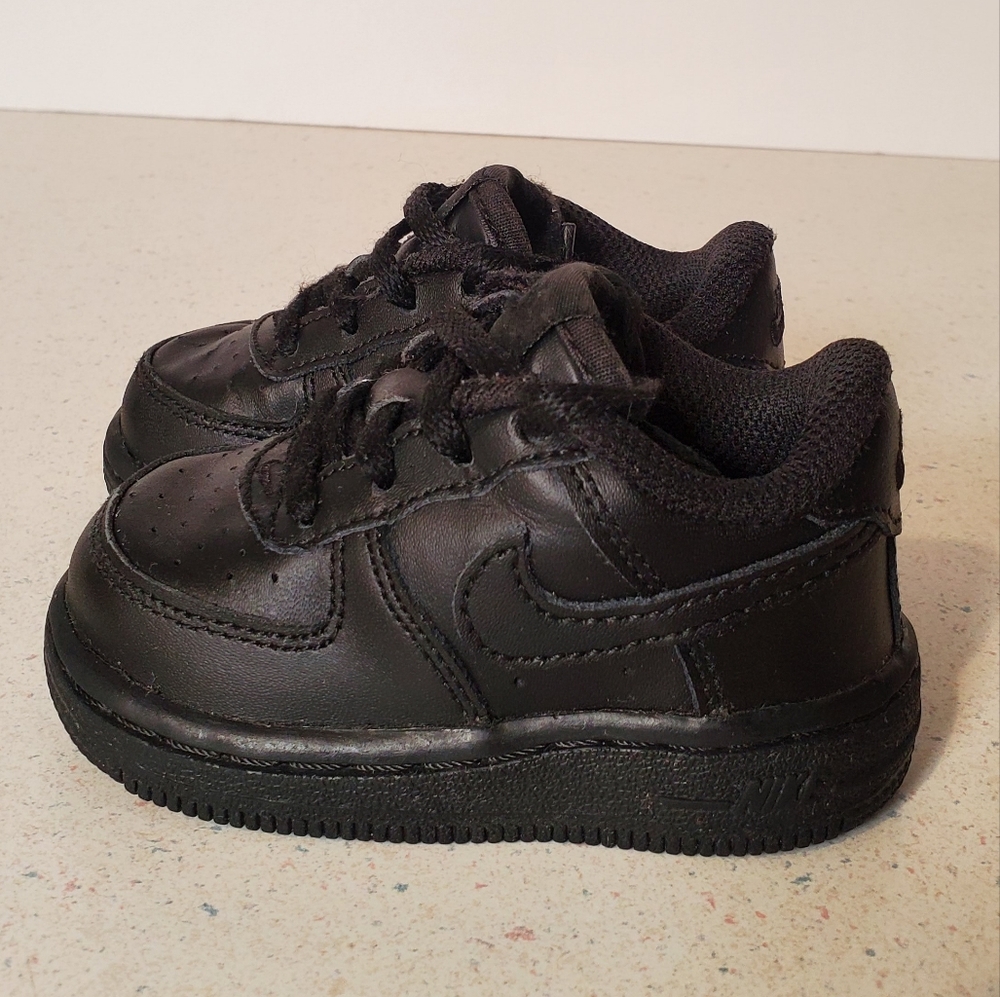 Nike Air Force 1 Shoes Toddler Size 4C Triple Black